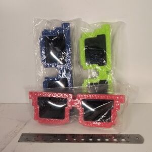 Building Blocks Glasses - Pack of 3 - Block Mania